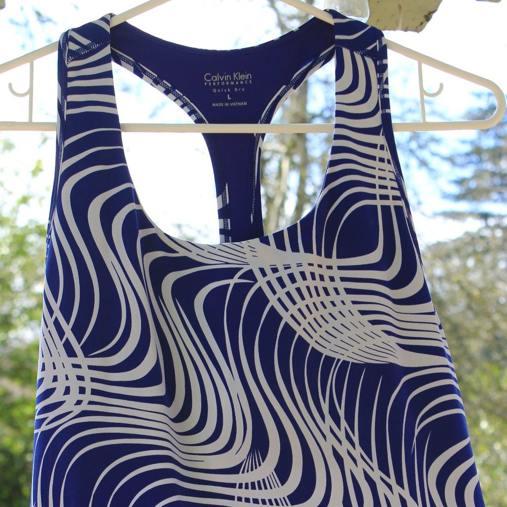 Calvin Klein Performance Racerback Tank Workout Top